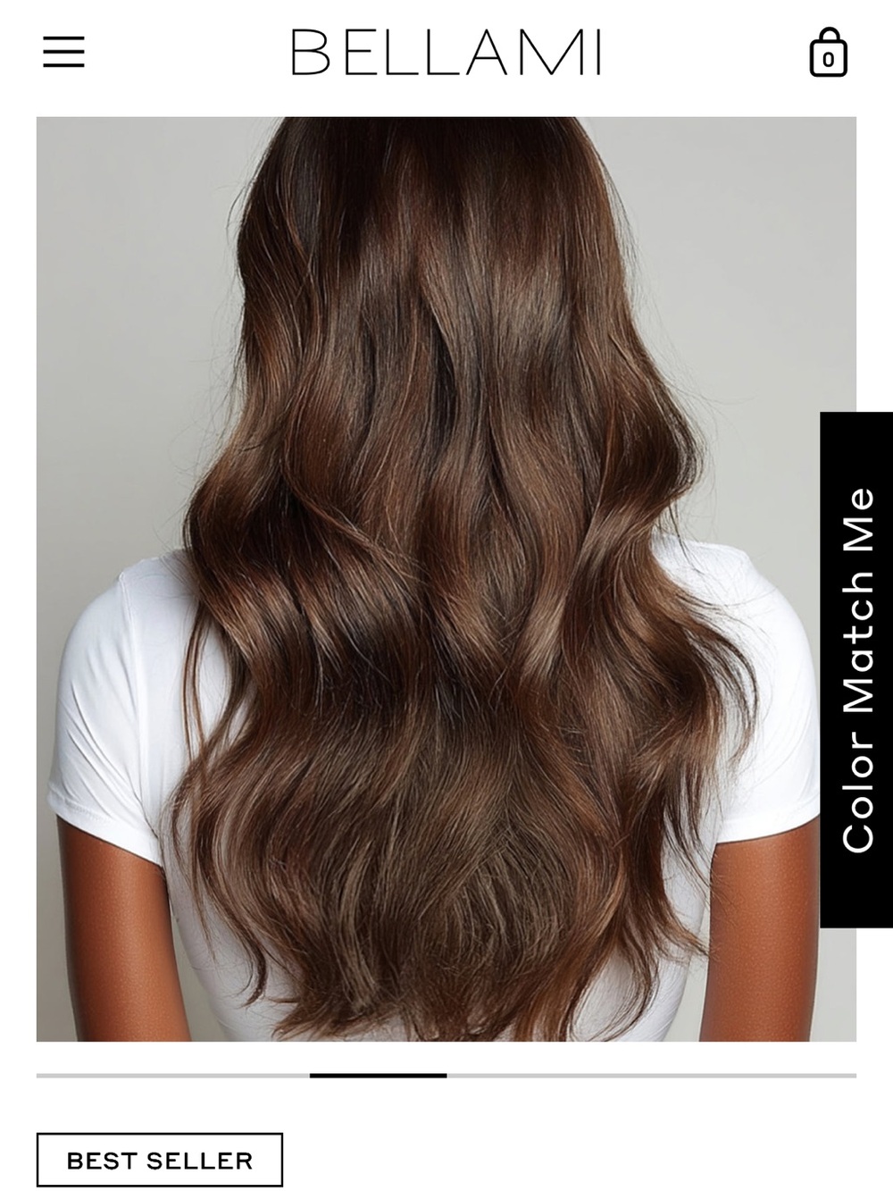 Silk Seam Clip In, Chocolate Brown 
Extensions